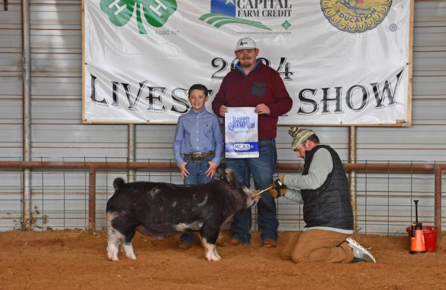 BREED CHAMPION, SWINE COOPER