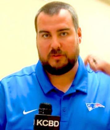 PATRIOTS PREVIEW Valley head football Coach John Stanaland was interviewed last week for KCBD-TV’s “Pigskin Preview.” Stanaland said that this year’s team has been working hard and is ready to go. | COURTESY PHOTO PATRIOTS PREVIEW Valley head football Coach John Stanaland was interviewed last week for KCBD-TV’s “Pigskin Preview.” Stanaland said that this year’s team has been working hard and is ready to go. | COURTESY PHOTO