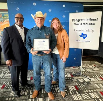 LEARNING LEADERSHIP Sheriff Robert Fisk of Motley County recently completed the Leadership 254 program via the Texas Association of Counties. | COURTESy PHOTO