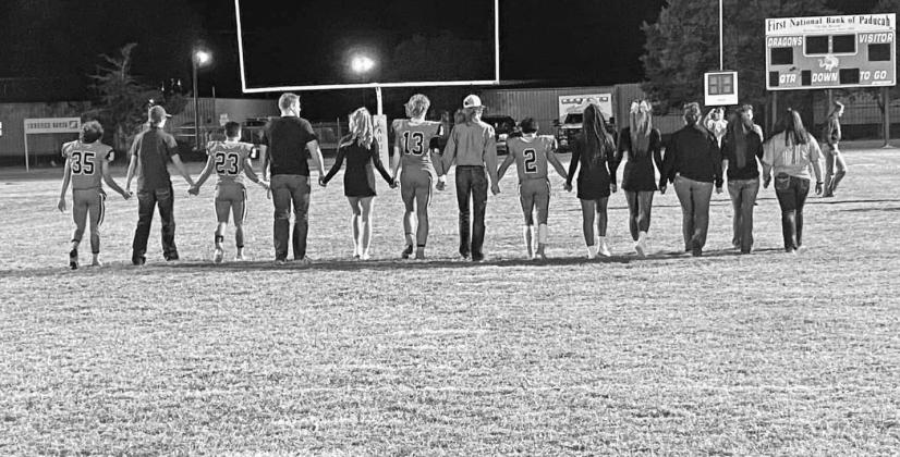 SENIOR NIGHT Friday night was senior night in Paducah, and it was last home game for PHS seniors. | COURTESY PHOTO