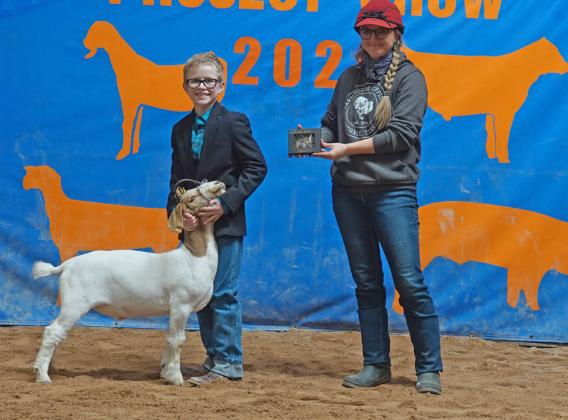 JUNIOR SHOWMANSHIP, GOATS KEGAN BLACKWELL