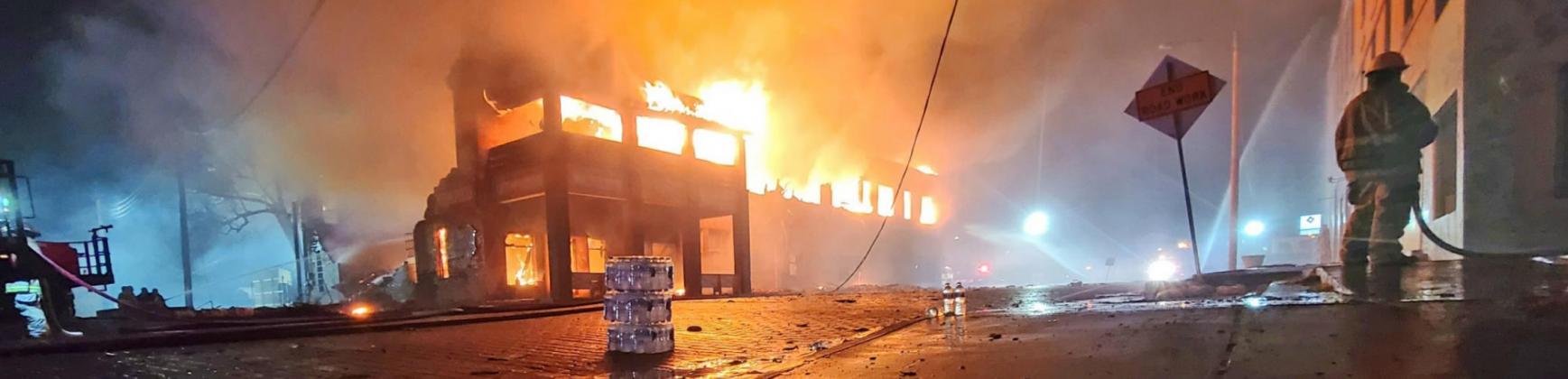 Four downtown buildings destroyed in Memphis fire