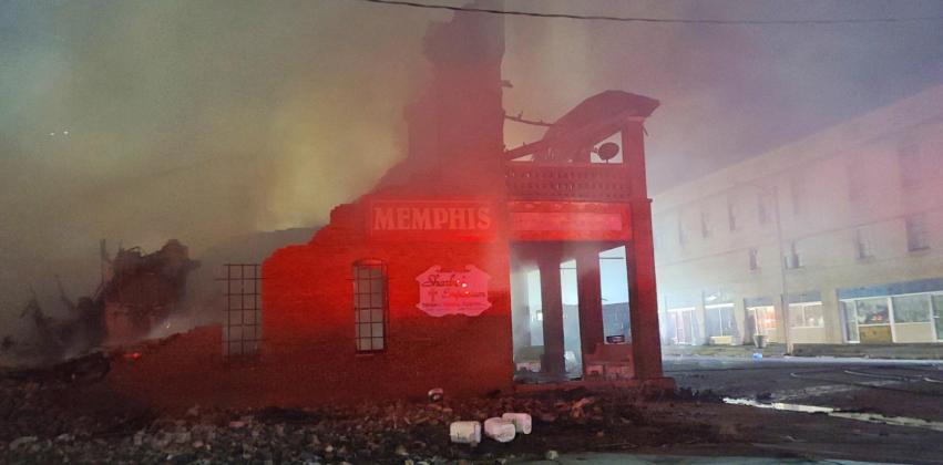 Four downtown buildings destroyed in Memphis fire