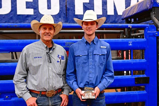 RODEO NATIONAL FINALIST Owen Cogdell from Silverton qualified for the high school rodeo finals to take place in July in Gillette,Wyoming. He competed in Abilene at the state high school finals where, he won round 1 round 2 and the average. He showed his horse Warlock. | COURTESY PHOTOS