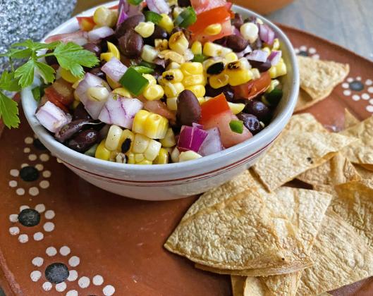 SNACK, APPETIZER, ORTACO NIGHT— any of these occasions are perfect for this delicious-nutritious dip. Don’t miss the chips recipe at the end! | ANGELINA LaRUE PHOTO