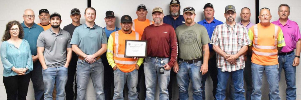 CHILDRESS DISTRICT SAFETY AWARDS