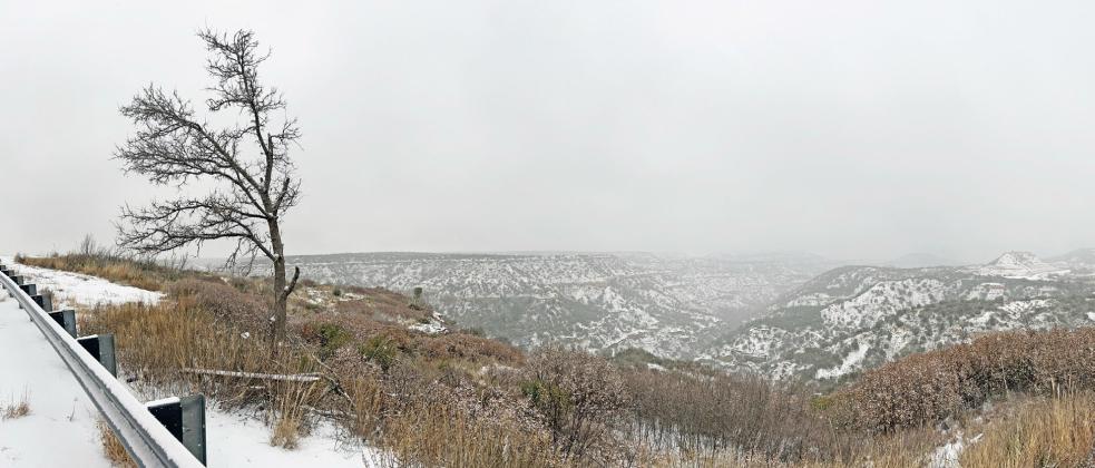 First bout of winter weather this