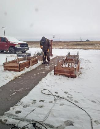 First bout of winter weather this