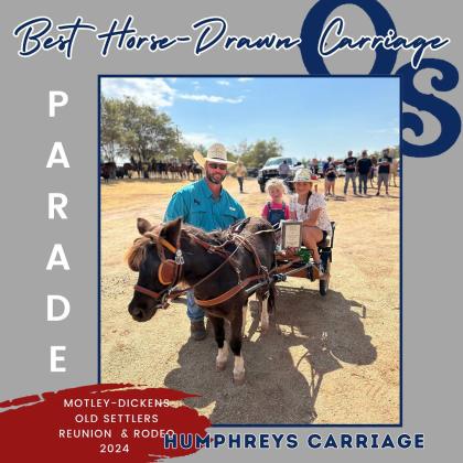 Best Horse-Drawn Carriage in Parade, Humphreys Carriage