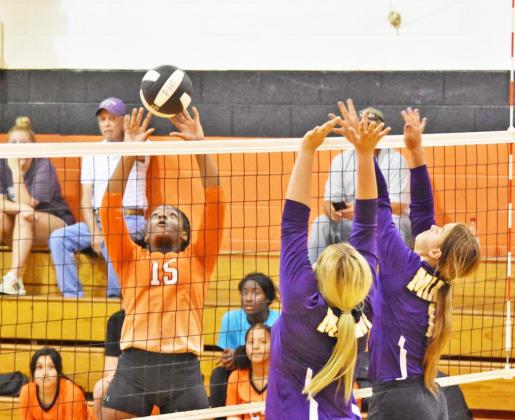 VOLLEYBALL VYING Of the five school systems served by “The Caprock Courier,” only one—Paducah—plays volleyball, and the Lady Dragons have already started scrimmaging this year. | COURTESY PHOTO