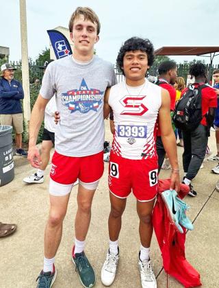 SILVERTONALL-STARS Recent Silverton graduates Sawyer Francis and Carlos Alainis were selected to play in Saturday’sTexas Six-Man Coaches Association All-Star football game. They played for the West, which defeated the East 68-22 in Wichita Falls last Saturday. | COURTESY PHOTOS