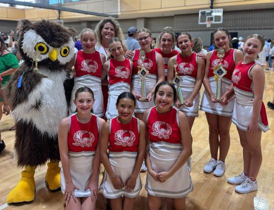 SILVERTON CHEER Silverton varsity and junior high cheerleaders attended cheer camp at Texas Tech recently, and both teams returned with trophies. | COURTESY PHOTOS