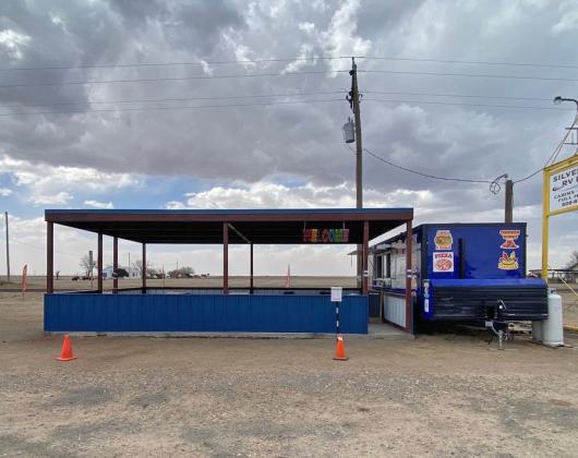 THE BRISCOE BITE EXPANDS to serve patrons in a newly added outdoor seating area at the Silver Wind RV Park, on Highway 207 South in Silverton. | COURTESY PHOTOS