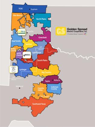 COOPERATIVE COUNTIES Golden Spread Electric Cooperative, Inc.,was organized in 1984 to provide electric service for rural distribution cooperative members located in the Panhandle, South Plains and Edwards Plateau regions ofTexas, the Panhandle of Oklahoma, Southwest Kansas and Southeast Colorado. Ten students, including one from this newspaper’s readership area, received scholarships from Golden Spread this year. | COURTESY GRAPHIC