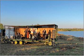 LISTENIN’ BY THE LAKE Western Swing musicians Jake Hooker and the Outsiders performed last weekendatWhiteRiverLake,asabenefitforMatador tornado relief. | COURTESY PHOTO