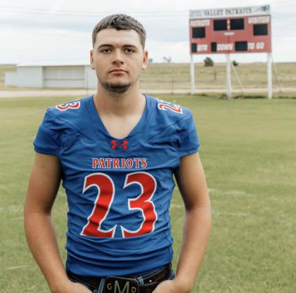 VALLEYJUNIORGRAYSONMARKS wasnamedTexas Six-Man Coaches Association Division 1 Region 2 All-Region 2nd Team Offensive Lineman and 2nd Team Spread Rusher for the 2025 football season. | COURTESY PHOTO