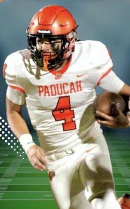PADUCAH’S ETHAN GARIBALDI, a junior, was named Texas Six-Man Coaches Association Division 2 All-State 2nd Team Linebacker for the 2025 football season. | COURTESY PHOTO