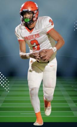 PADUCAH’SDARRENMACKEY, a senior, was named Texas Six-Man Coaches Association Division 2 All-State Honorable Mention Special Teams Player for the 2025 football season. | COURTESY PHOTO