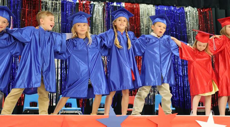 Valley kindergarteners celebrated their graduation last week. Across a fortnight, Caprock Country graduations took place in every corner of our region.Valley and Guthrie graduated last week and Silverton, Motley County and Paducah graduate this week. | SHADI BUCHANAN PHOTO