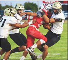 OWLS SUNK BY JAYBIRDS The #2-in-the-state Jayton Jaybirds defeated the Silverton Owls 46-0 Thursday night in Silverton. | AMANDA MCGEE PHOTO