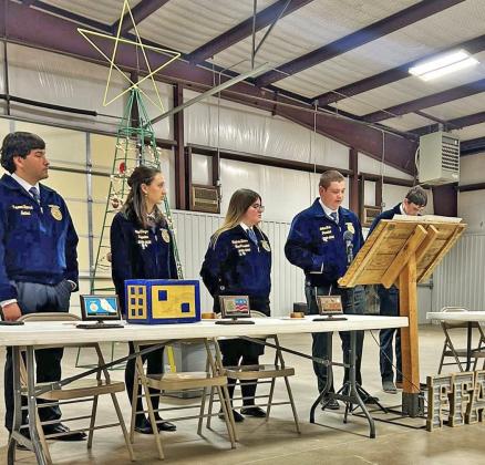 IN THE BARN AND ON THE DAIS