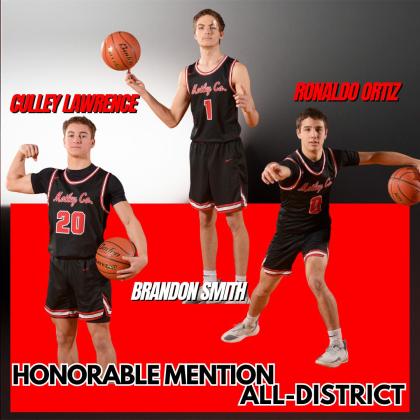 JOSAH MARTINEZ - 1ST TEAM BRANDON SMITH - HONORABLE MENTION RONALDO ORTIZ - HONORABLE MENTION CULLEY LAWRENCE - HONORABLE MENTION