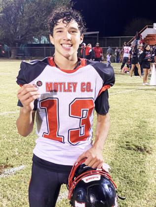 Paul Johannes, junior at Motley County High School, was selected Football Sticker Player of the Week by Texas 1A Fan. | TEXAS 1A FAN