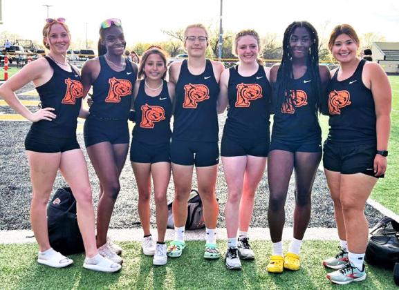 Paducah Lady Dragons 3rd at District track