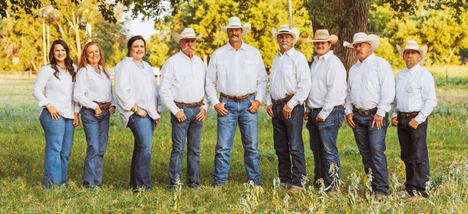 2025 MDOS BOARD Kate Wood, Cally Jean Pool, Krista Francis, Bobby Holland, Matthew Cruse, Kevin Brendle, Conner Washington, Taylor Phillips and Cliff Foster. The Motley-Dickens Old Settlers Reunion and Rodeo is always looking for hardworking people to join the board.The qualifications are: Must be a resident in Dickens or Motley Counties. For more information on joining this board, please reach out to any board member or send a message to the Facebook page. | KRISTA FRANCIS PHOTO