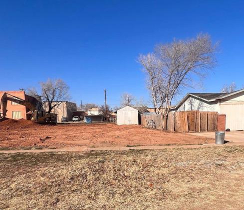 CLEARED PROPERTY SHOWS PROMISE for a future community venue, bringing beauty, life and activity to the heart of Quitaque. | COURTESY PHOTOS