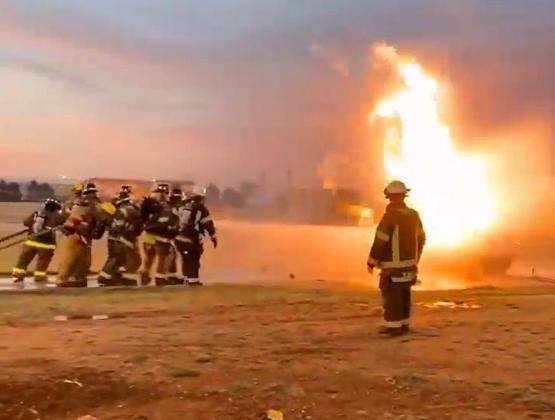 PADUCAH TRAINS IN LUBBOCK Members of the Paducah Fire Department attended the Lubbock Area Fire School last week, participating in live fire training and learning about new technology to better protect their community. | COURTESY PHOTOS