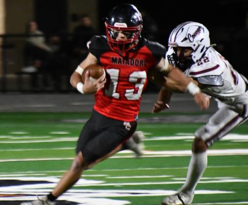 MATADOR SENIOR PAUL JOHANNES was named Texas Six-Man Coaches Association Division 2 All-State 1st Team Corner Back for the 2025 football season. | COURTESY PHOTO
