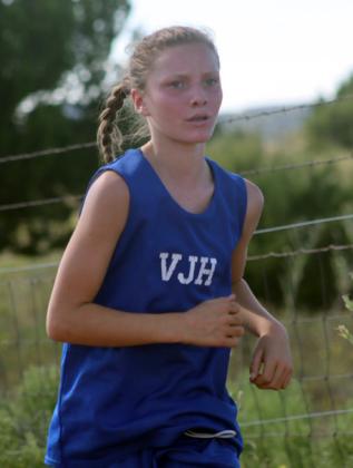 LYLA CRUSE finished in 2nd placeduringtheCaprockCanyon BisonRuncrosscountrymeeton Sept. 2. | COURTESY PHOTO