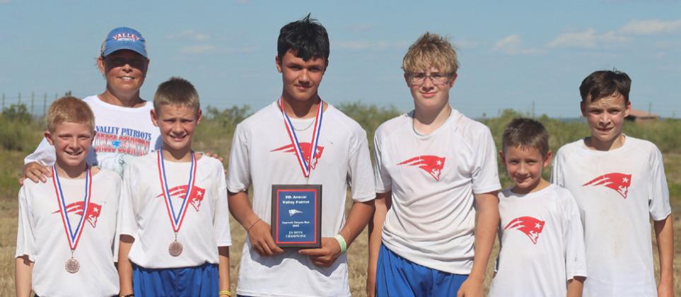 Patriots run with the bison