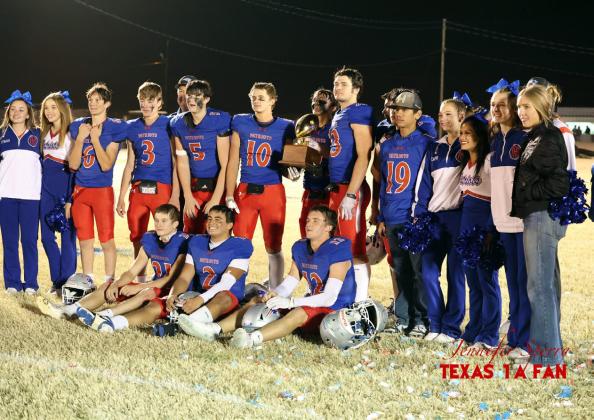 DISTRICT CHAMPS The Valley Patriots won the district 5-1A football title last week and will face Northside Thursday, Nov. 13 in the bi-district playoff in Crowell at 6 p.m. | COURTESY PHOTO