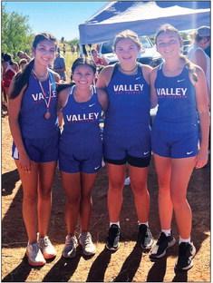 Valley XC medals at Bison Run meet
