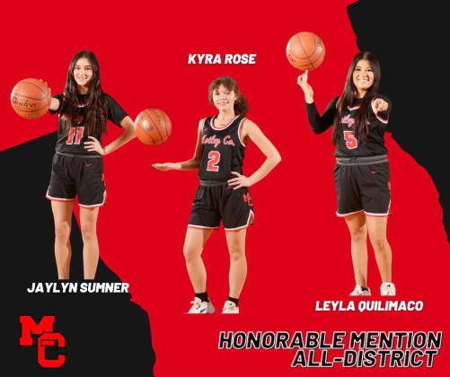 LEYLA QUILIMACO, HONORABLE MENTION KYRA ROSE, HONORABLE MENTION JAYLYN SUMNER, HONORABLE MENTION