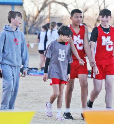 The Motley County Junior High boys track team finished in 2nd place last week at the Spur Junior High track meet. | SUNNI CATES PHOTO