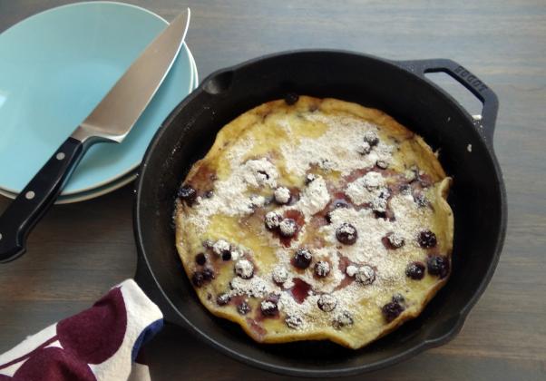 DUTCH BABY PANCAKE Try making this type of pancake in your cast iron skillet—they are super easy to prepare. | ANGELINA LaRUE PHOTO