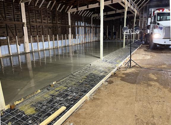 PLAINS LUMBER REMODEL Construction is underway to remodel nearly 2,000 square feet of the Plains Lumber building in downtown Paducah to make room for stack lumber inside the building. | COURTESY PHOTO