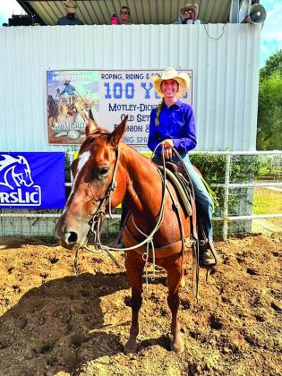 YOUTH RANCH RODEO TOP HORSE AVERY ARMSTRONG