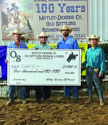 MOTLEY CO. SCHOLARSHIP WINNER — BROGAN RANKIN