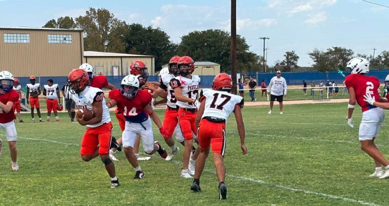 PADUCAH SCRIMMAGE The Paducah Dragons scrimmaged the Valley Patriots last week. | COURTESY PHOTO