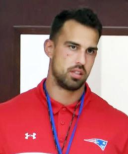 VALLEY COACH The Valley Patriots have hired Crockett Gillmore as new head football coach. Born in Amarillo, he played for Bushland High School and then three years for the Baltimore Ravens in the NFL. John Stanaland, the previous football coach, is returning to Rotan ISD as an administrator. | COURTESY PHOTO
