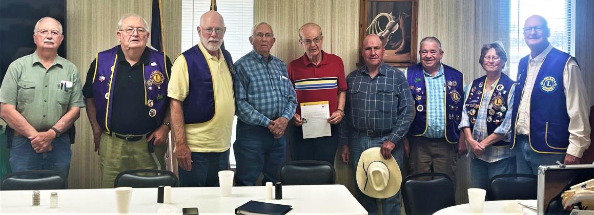 Roaring Springs, Matador Lions Clubs join to form a single Motley County Lions Club