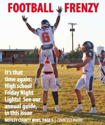 HIGH SCHOOL FOOTBALL The Motley County Matadors, ranked #2 in Class 1A D-II, defeated Springlake-Earth last Friday night. For more on Texas Six-Man football, see our annual Season Guide for 2026, inside this issue. | COURTESY PHOTO