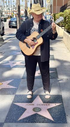 TAKE ME HOME Fans of John Denver—like Barbara—know that the singer-songwriter’s life journey took him from his birthplace in New Mexico, to Fort Worth and Lubbock, Texas, to Aspen, Colorado and ultimately to his final day, in California—but finding his star ontheHollywoodWalkofFame right beside where we’d parked our car was a song-worthy moment of serendipity. Just substitute“California”for“West Virginia” in the famous song; the syllables work perfectly.