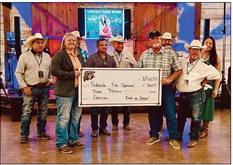 PADUCAH VFDDONATION Last weekend the Paducah Fire / EMS department attended the 2023 Boots and Badges Ball in Lubbock. The Paducah Volunteer Fire Department was awarded a $3,000 donation to help with replacing tires for their brush trucks after recent wildfires. | COURTESY PHOTO