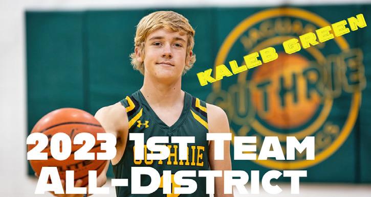 SPOTLIGHT ON GUTHRIE BOYS ALL-DISTRICT BASKETBALL HONORS