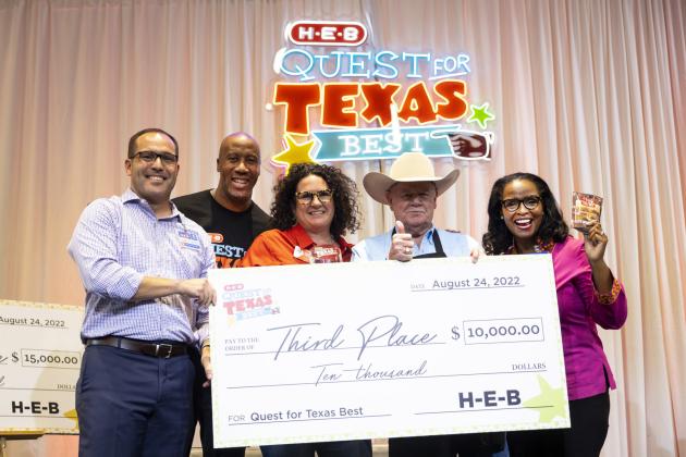 6666 WINNER Burnett Ranches LLC – Four Sixes Ranch was selected among hundreds of entries as the third place winner in the HEB best Texas products contest with its Chuck Wagon Chile Mix. | COURTESY PHOTO